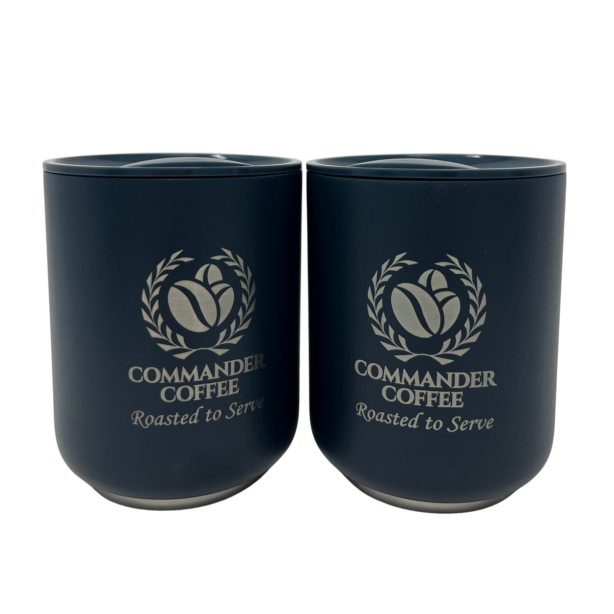 Commander Coffee Engraved 10oz Tumbler Set